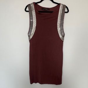 All Saints Embellished Dress